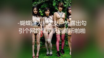 -蝴蝶逼大胆美女户外露出勾引个网约车司机到厕所啪啪