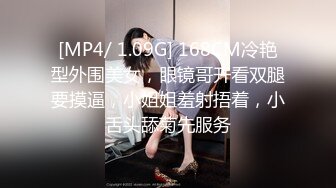 [MP4/ 1.09G] 168CM冷艳型外围美女，眼镜哥开看双腿要摸逼，小姐姐羞射捂着，小舌头舔菊先服务