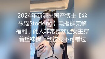 2024年新流出国产博主【丝袜猫Stocking】电报群完整福利，此人非常喜欢让女主穿着丝袜操，丝袜党不可错过